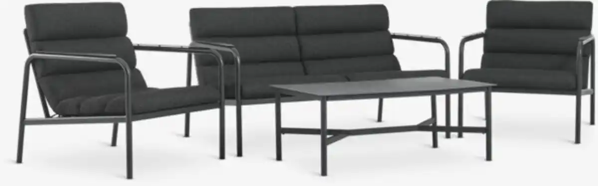 Bild 1 von Lounge-Set LILLESTROEM 4 Pers. schwarz