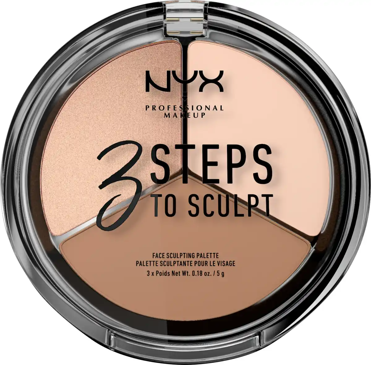Bild 1 von NYX PROFESSIONAL MAKEUP Contouringpuder 3 Steps to Sculpt Fair 01, 15 g