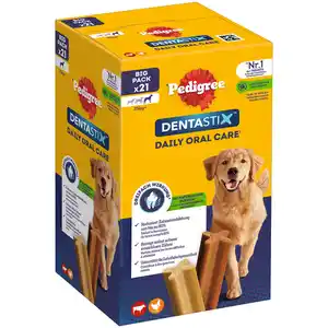 PEDIGREE Hundesnack »DENTASTIX Daily Oral Care Large«, Big Pack, 21 Stück