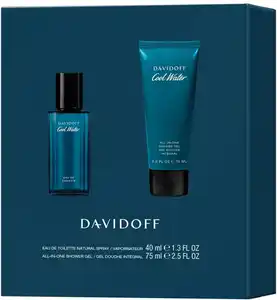 DAVIDOFF Cool Water Eau de Toilette + Duschgel Geschenkpackung, 1 Stk