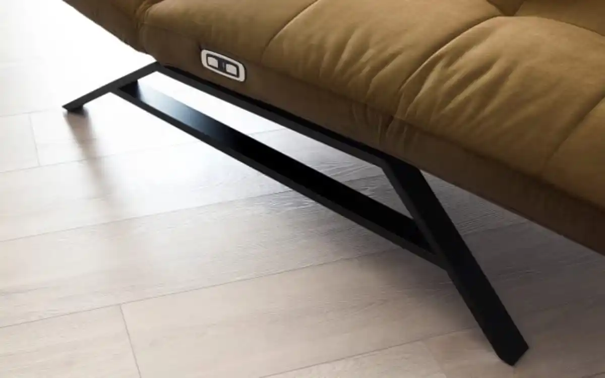 Bild 3 von Einzelliege Ranchi, messing, inkl. motorischer Verstellung