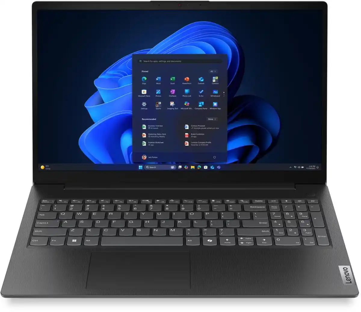 Bild 1 von V15 G6 ITN (83M40018GE) 39,62 cm (15,6") Notebook business black, 16 GB RAM, 256 GB SSD, Windows 11, Full HD Display
