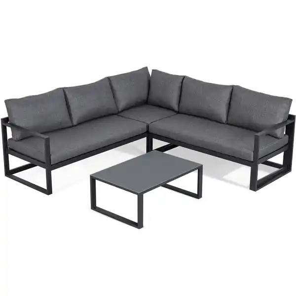 Bild 3 von Lounge-Gruppe Rhodos 3-tlg. Anthrazit