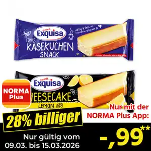 Exquisa Käsekuchen Snack