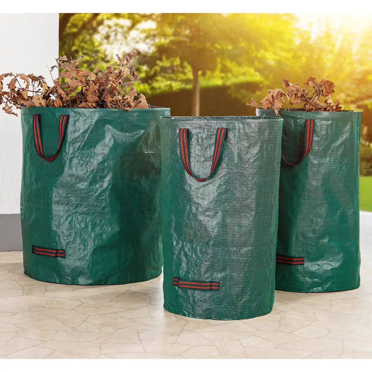 Bild 1 von Powertec Garden Gartenabfallsack 3er-Set