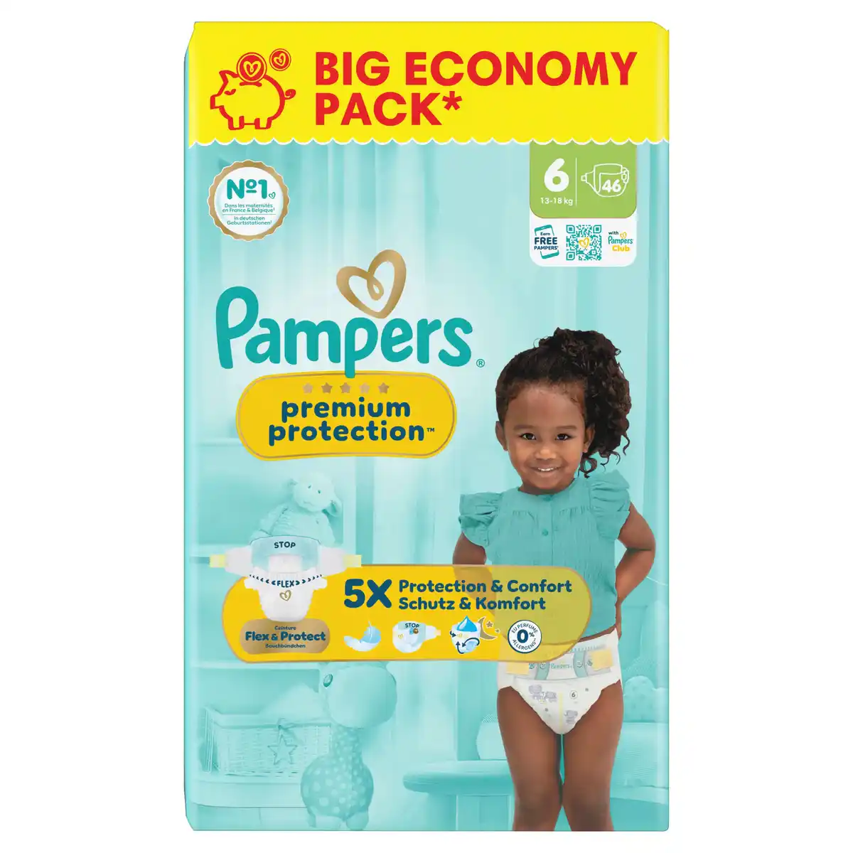 Bild 1 von Pampers Premium Protection Windeln Gr.6, 46 Stk
