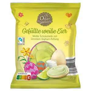 OSTER PHANTASIE Gefüllte weiße Eier 150 g, Limette-Joghurt