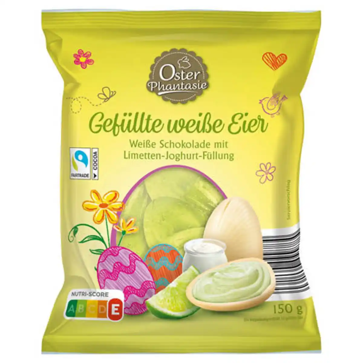 Bild 1 von OSTER PHANTASIE Gefüllte weiße Eier 150 g, Limette-Joghurt
