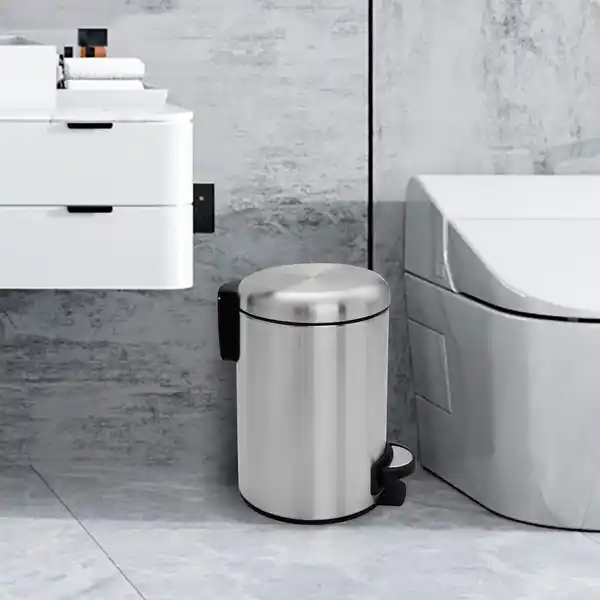 Bild 2 von WELLWATER Kosmetikeimer, 3 l, Edelstahl