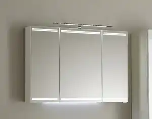 Pelipal Spiegelschrank Pineo mit Beleuchtung weiß glanz 120 x 70,3 cm