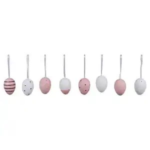 HOME CREATION Ostereier-Dekoration, Plastik, Rosa