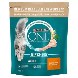 PURINA ONE Katzen Trockenfutter 750 g, Huhn
