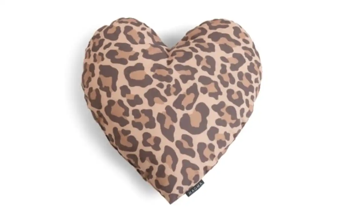 Bild 1 von Herzkissen Leo, braun, 43 x 43 cm