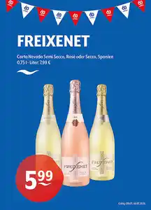 FREIXENET Carta Nevada Semi Secco, Rosé oder Secco Spanien