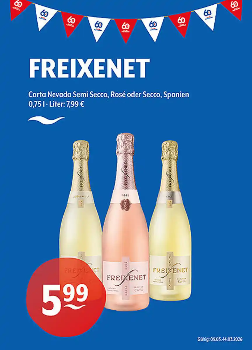Bild 1 von FREIXENET Carta Nevada Semi Secco, Rosé oder Secco Spanien