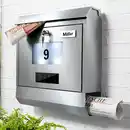 Bild 1 von Beleuchteter Edelstahl-Briefkasten