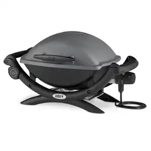 Weber Elektro-Tischgrill Q 1400 Dark Grey mit 2.200 W