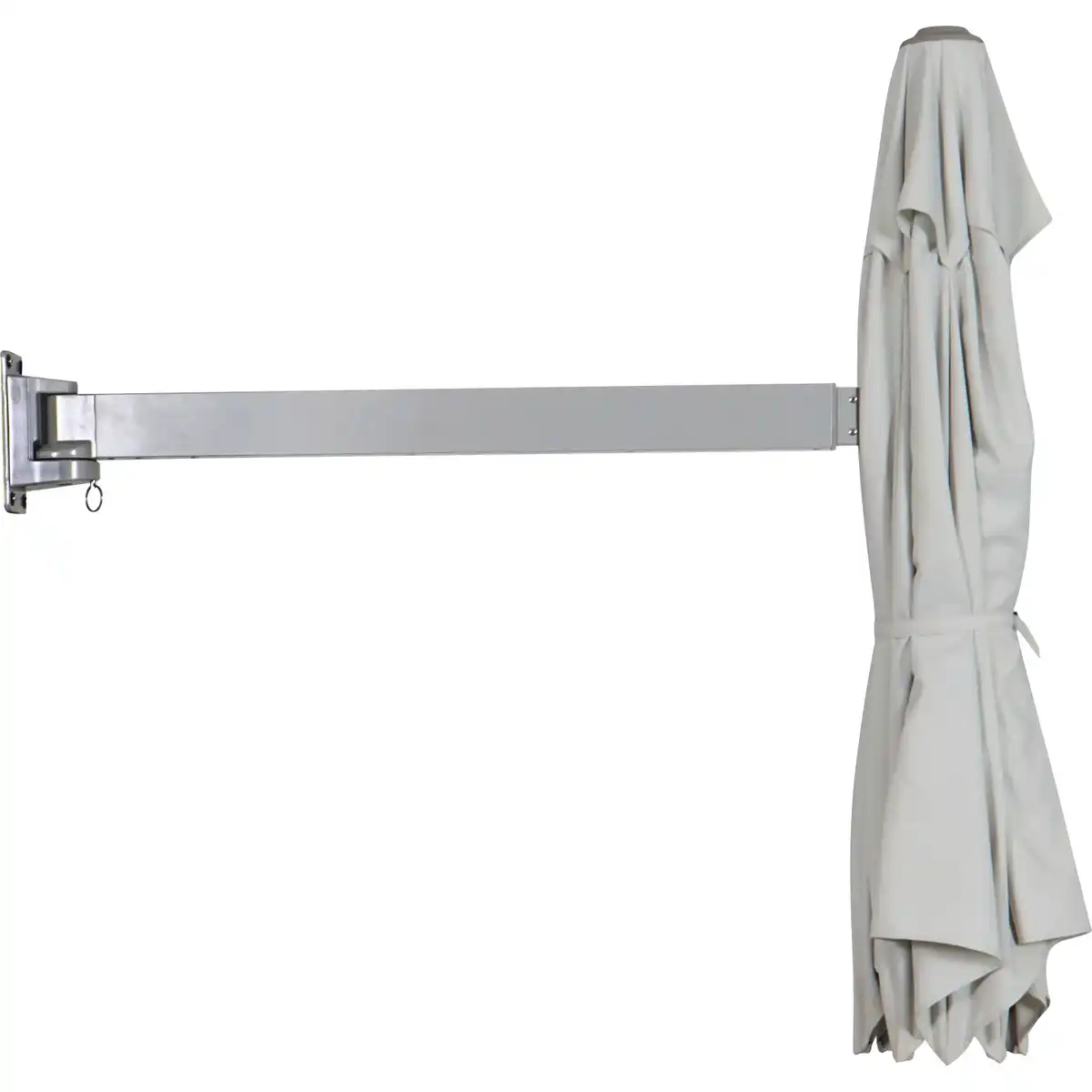 Bild 3 von Ampelschirm Ø 245 cm Grau-Silber mit Dreh- & Neigungsfunktion