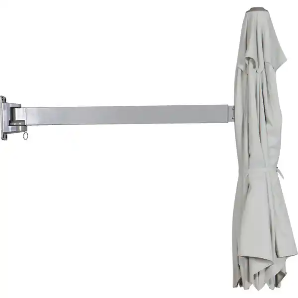 Bild 3 von Ampelschirm Ø 245 cm Grau-Silber mit Dreh- & Neigungsfunktion