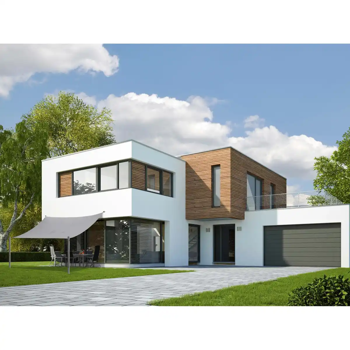 Bild 4 von Sonnensegel Neptun Beach Quadrat 360 cm x 360 cm Silbergrau