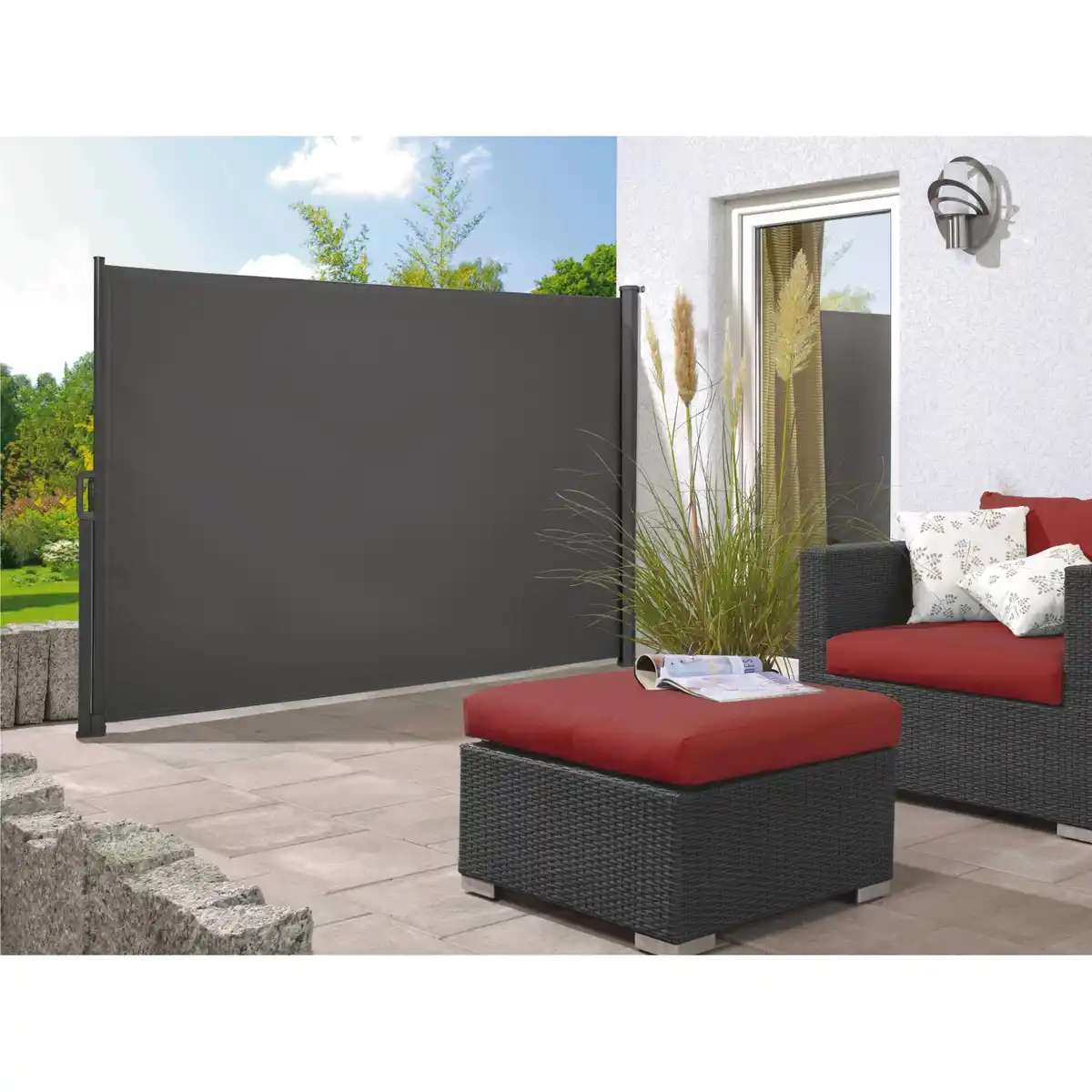 Bild 2 von Seitenmarkise Livingston 3x1,5m Anthrazit
