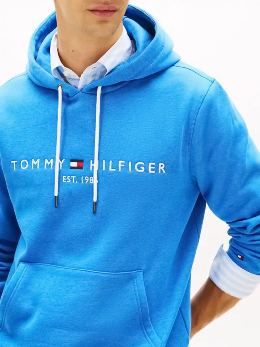 Bild 1 von Tommy Hilfiger Kapuzensweatshirt TOMMY LOGO unifarben, casual, regular fit, Baumwollmix, Kapuze