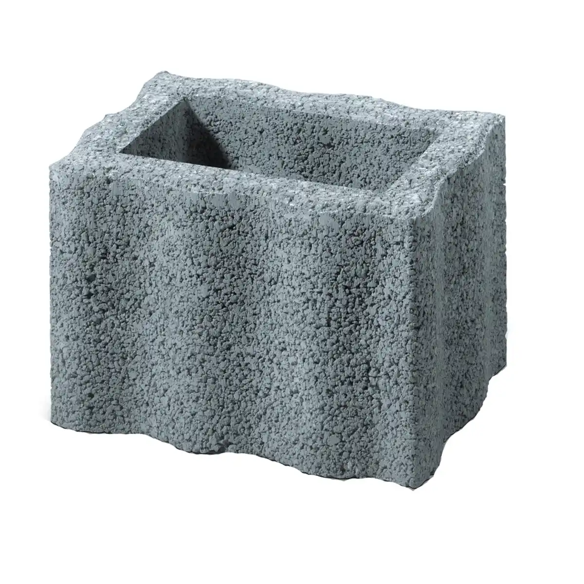 Bild 3 von Pflanzstein Wellino Grau 30 cm x 20 cm x 20 cm