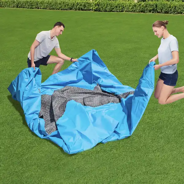 Bild 4 von Bestway Fast Set Aufstellpool-Set Ø 457 x 122 cm Rund Schiefergrau