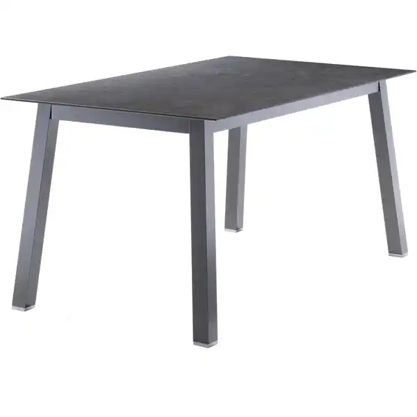 Bild 1 von Sieger Gartentisch Rechteckig Eisengrau Schiefer Anthrazit 160 cm x 90 cm