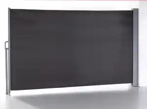 Seitenmarkise Balkonmarkise aus Aluminium, ca. 4,5 x 1,6 m - Anthrazit