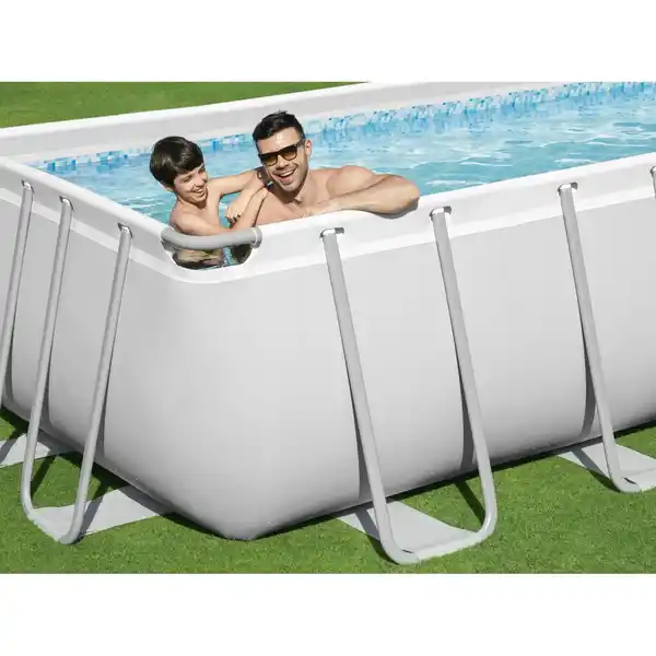 Bild 4 von Bestway Stahlrahmenpool-Set Power Steel 956 cm x 488 cm x 132 cm Rechteckig