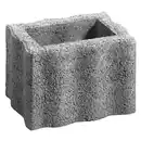 Bild 1 von Pflanzstein Wellino Grau 30 cm x 20 cm x 20 cm