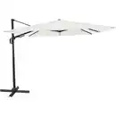 Bild 1 von Ampelschirm Aros 2,8 m x 2,8 m Quadratisch Cremeweiß mit Kurbel