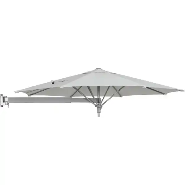 Bild 1 von Ampelschirm Ø 245 cm Grau-Silber mit Dreh- & Neigungsfunktion