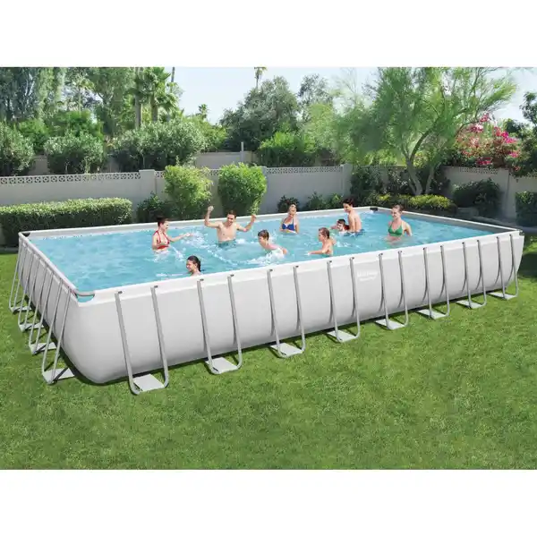 Bild 3 von Bestway Stahlrahmenpool-Set Power Steel 956 cm x 488 cm x 132 cm Rechteckig