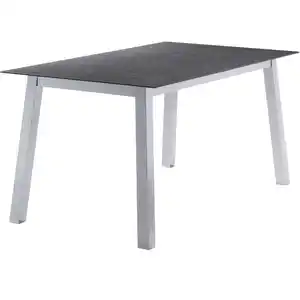 Sieger Gartentisch Rechteckig graphitfarbener Anthrazit 160 cm x 90 cm