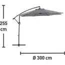 Bild 4 von Ampelschirm Alvarado Ø 300 cm Anthrazit mit Kurbel