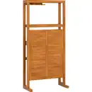 Bild 4 von Balkonmöbel-Set Marmora mit Regalfunktion 3-tlg. Akazie Geölt