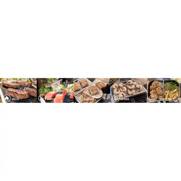 Bild 3 von Weber Elektro-Tischgrill Lumin Compact Schwarz 2200 W 43 x 28 cm