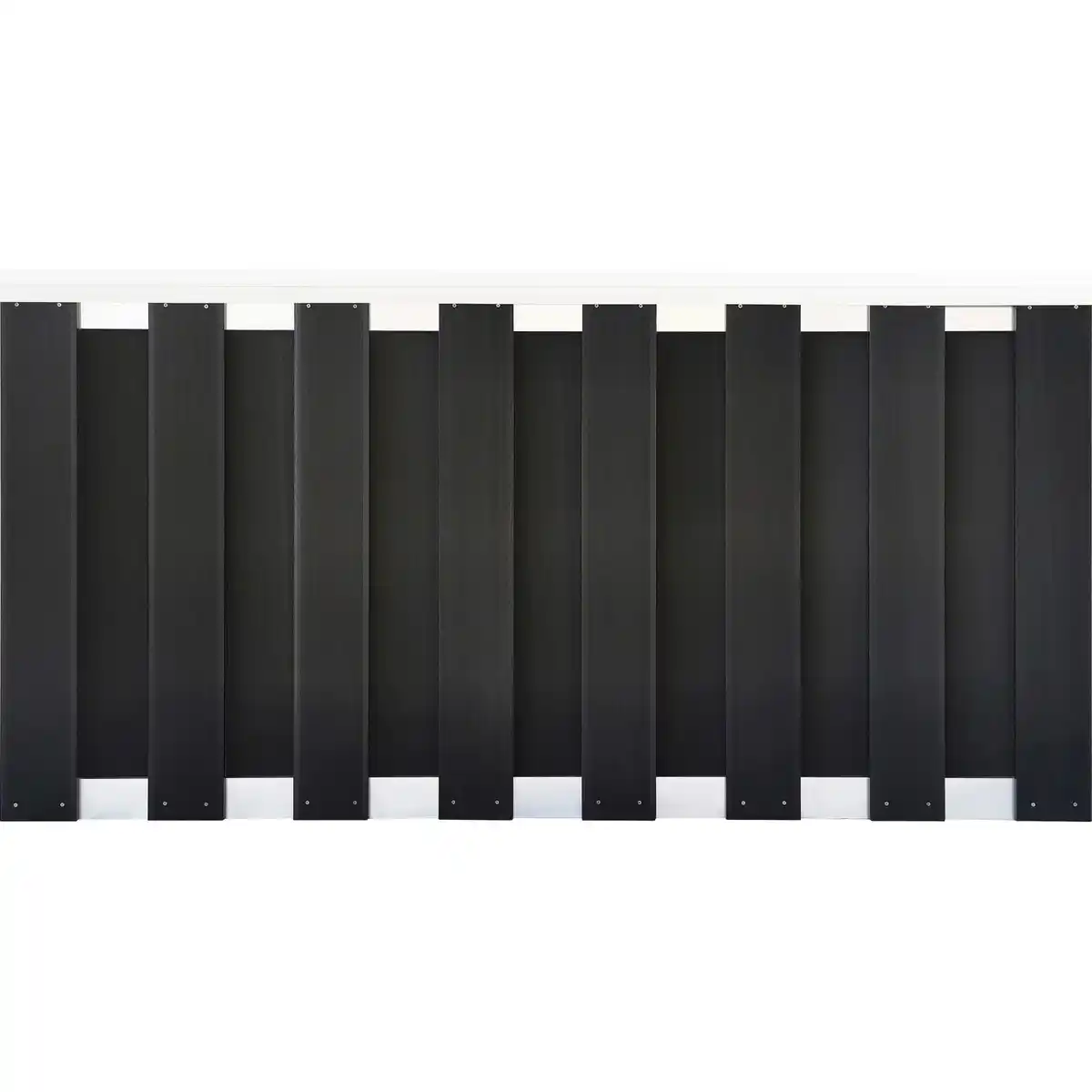 Bild 1 von Vorgartenzaun-Element WPC Aluminium Anthrazit 90 cm x 180 cm