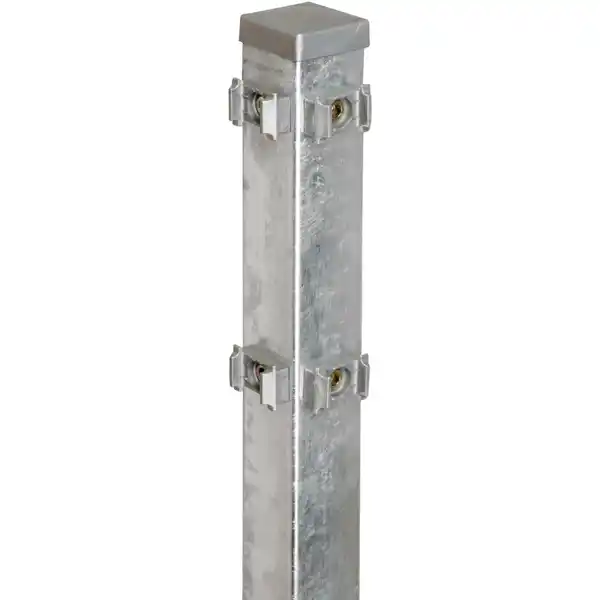 Bild 1 von Eckpfosten für Doppelstabmattenzaun Verzinkt 180 cm