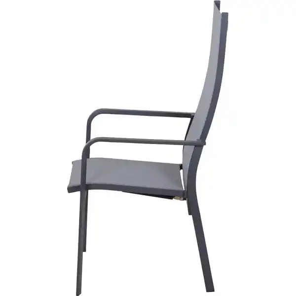 Bild 3 von Siena Garden Gartensessel Carlton Aluminium verstellbar Dunkelgrau