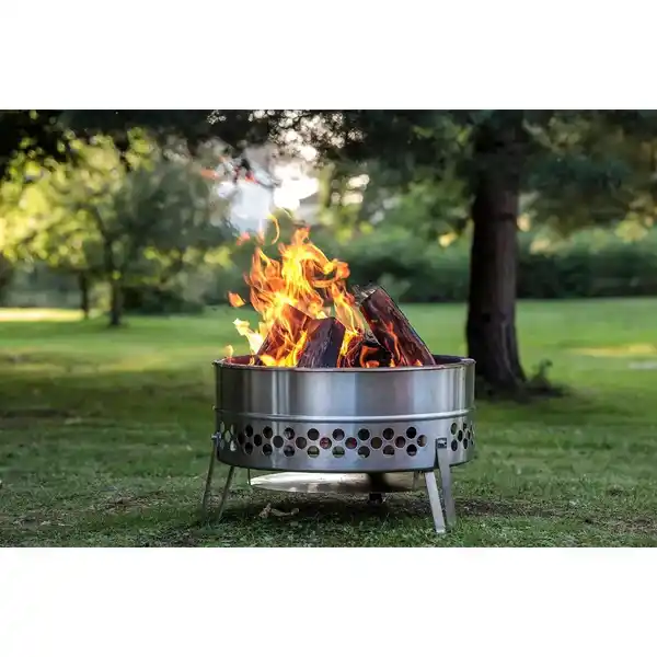 Bild 4 von Petromax Feuerschale Tyropit Edelstahl Silber 34,9 cm x Ø 57 cm