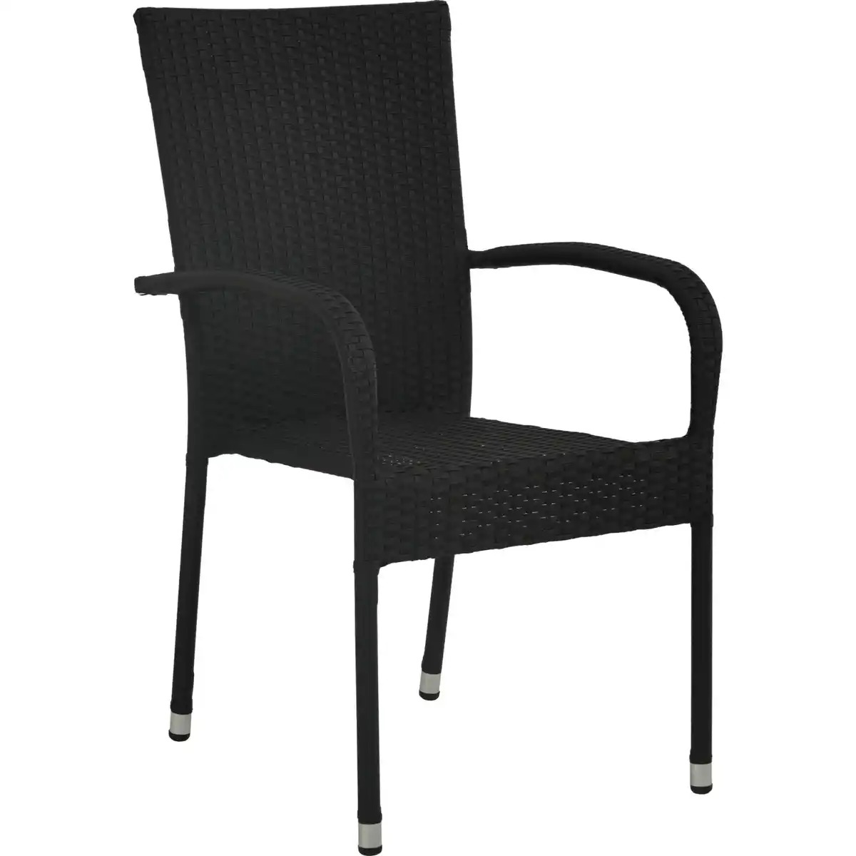 Bild 1 von Stapelstuhl Soncor Stahl mit Armlehnen Schwarz