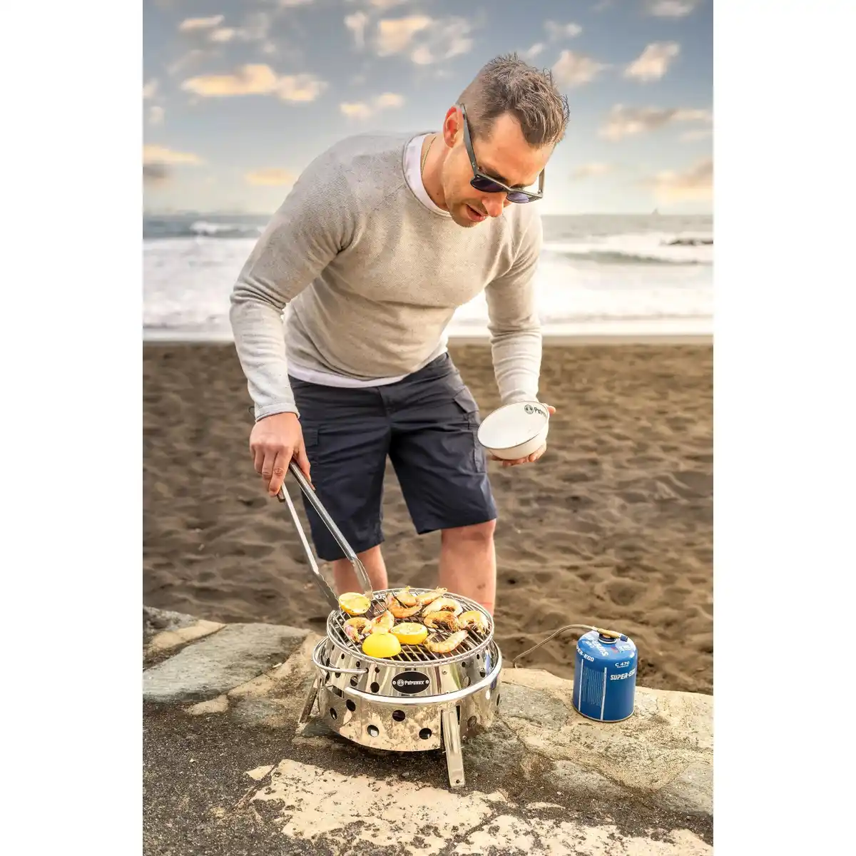 Bild 3 von Petromax Grill Atago-Set GG28-TA 2-teilig Edelstahl