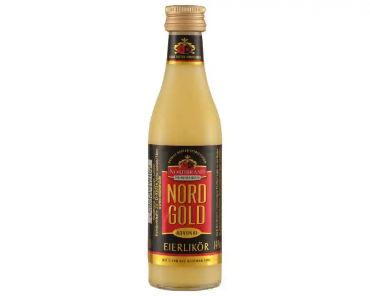 Bild 1 von Nordbrand Nordgold Eierlikör Advokat 14% Vol. 0,1 Liter