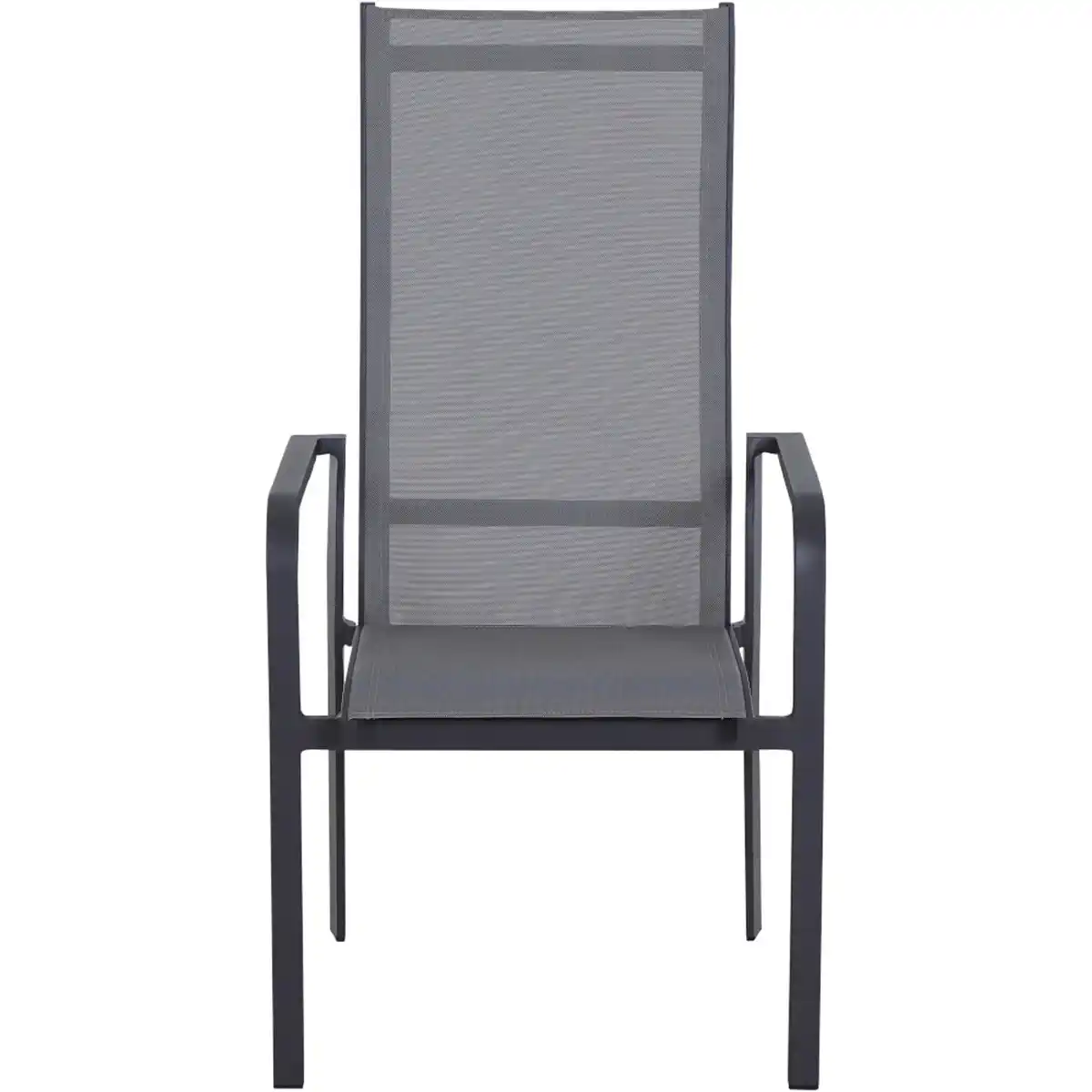 Bild 2 von Siena Garden Gartensessel Carlton Aluminium verstellbar Dunkelgrau