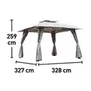 Bild 3 von Pavillon Granisle Grau 327 cm x 328 cm