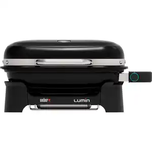 Weber Elektro-Tischgrill Lumin Compact Schwarz 2200 W 43 x 28 cm