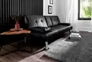 Bild 1 von Schlafsofa mit Bettfunktion & zusammenklappbaren Getränkehalter, ca. 169 x 83 x 71,5 cm - Schwarz